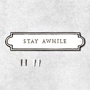 Hearth and Hand Magnolia ‘Stay Awhile’ Sign | Farmhouse Home Decor.